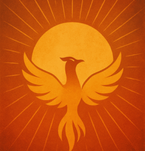 Phoenix Rising From Ashes